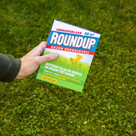 2x ROUNDUP® Gazon Onkruidvrij Korrels 1 kg - Bundel voor 100 m² - Tegen Onkruid in Gazon - Zonder Glyfosaat — afbeelding 2