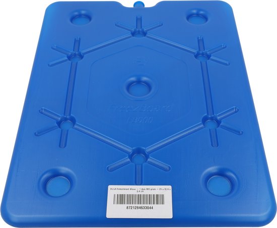 DULA platte koelelementen voor koelbox en koeltas - Freezeboard blauw plat - 1 stuk - 900 gram - 25 x 32.5 x 1.5 cm van DULA — afbeelding 2