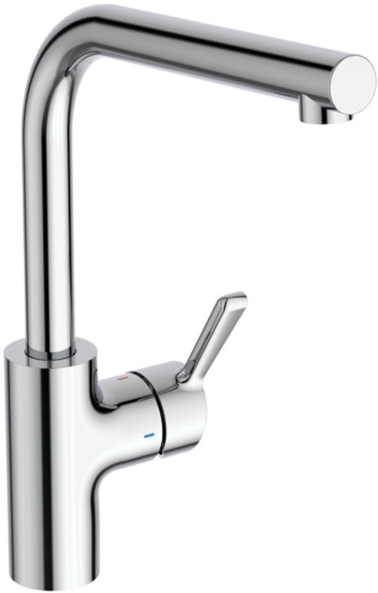 Ideal Standard IS Keukenkraan Ceralife Spr.220mm - L-uitloop Chroom, BE239AA