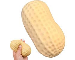 Hoogwaardige Pinda Squishy Knijpbal | Peanut Stressbal | Anti Stress Speelgoed | Tik-Tok Fidget | Slowrising - Pinda
