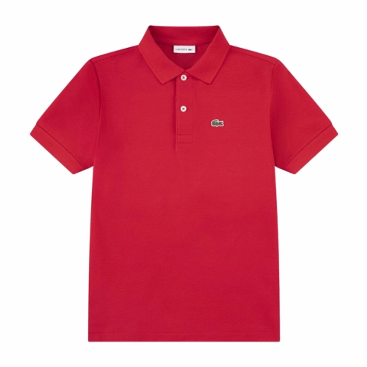 Polo Lacoste Kids Lcb Non Organic Petit Pique Lacoste Rouge Rood