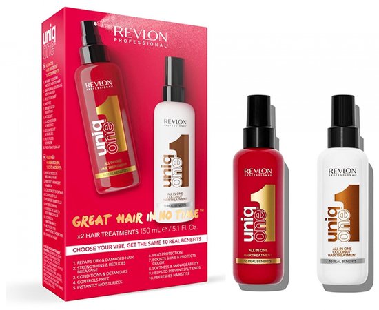 Revlon - Uniq One Hair Treatment Duo Pack - 150ml