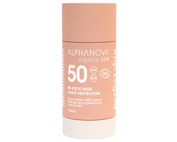 Alphanova Sun Perfect Skin BB Stick Hoge Bescherming SPF50 Bio 15 g (Tint : Naakt)