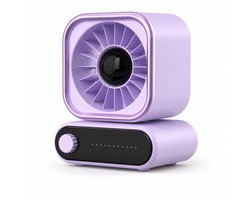 Mini Bureauventilator - Stille Tafelventilator met Automatische Oscillatie - USB Ventilator voor Kantoor, Slaapkamer en Studeerkamer - Compacte Draagbare Ventilator