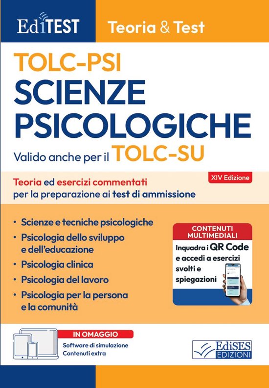 Scienze psicologiche Teoria & Test - cover