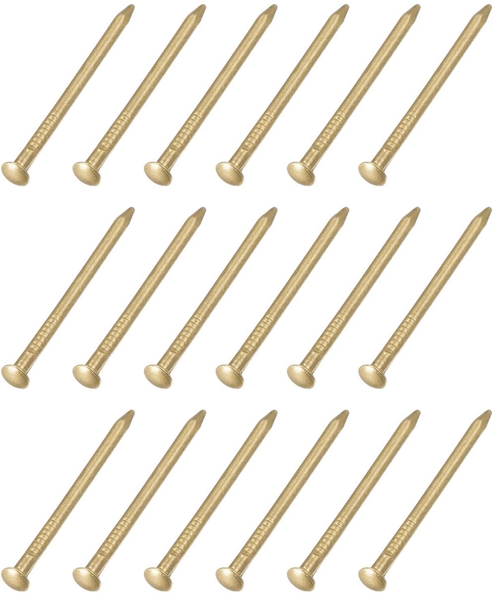 Byshayne - Kleine Messing Nagels 50 Stuks voor Houtbewerking