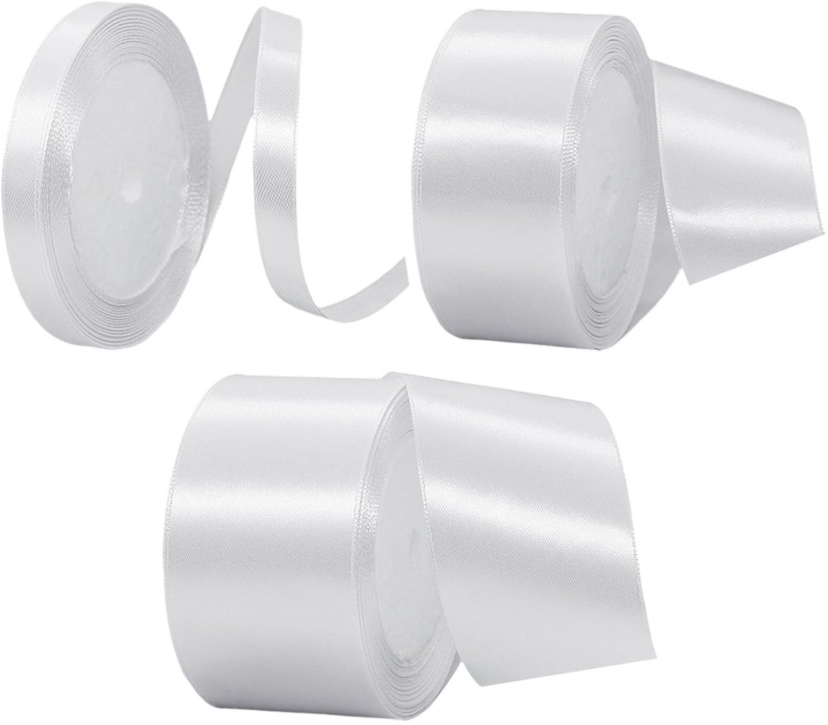 NTH products- Polyester Linten - 3 Rollen - Geschenkverpakking - Bruiloft Decoratie - DIY Ambachtelijke Materialen - Duurzaam Polyester - Decoratielinten