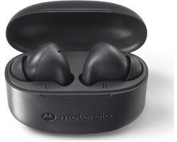 Motorola Moto Buds 065 Draadloze Oordopjes - Draadloze Oortjes met Bluetooth 5.3 - Waterbestendige In-Ear Oordopjes - 15 M Draadloos Bereik - Earbuds tot 17 Uur Afspeeltijd - Zwart