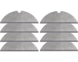 8 stuks Dweilpad vervanging voor Dreame D20 / D20 Pro Plus robotstofzuiger, accessoires, wisserdoek, pads, robotstofzuiger, reserveonderdelen, langdurig gebruik, wasbaar, reserveonderdelen