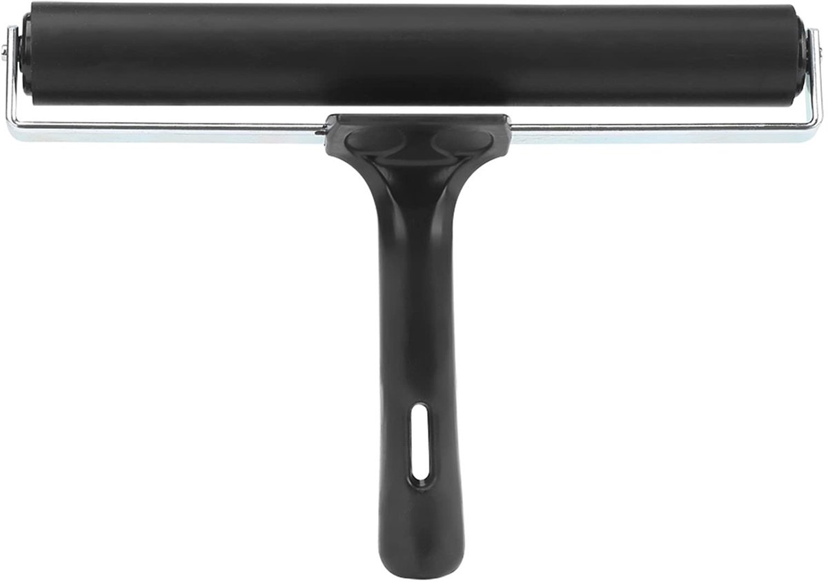Cosensi- Rubber Brayer 20cm - Roller - Borstel - Inking Tool - Olieverf - Kunstgereedschap - Hoogwaardige kwaliteit - Afdrukroller