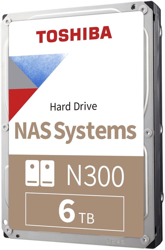 Toshiba N300 interne harde schijf 6 TB 7200 RPM 512 MB 3.5" SATA III — afbeelding 4