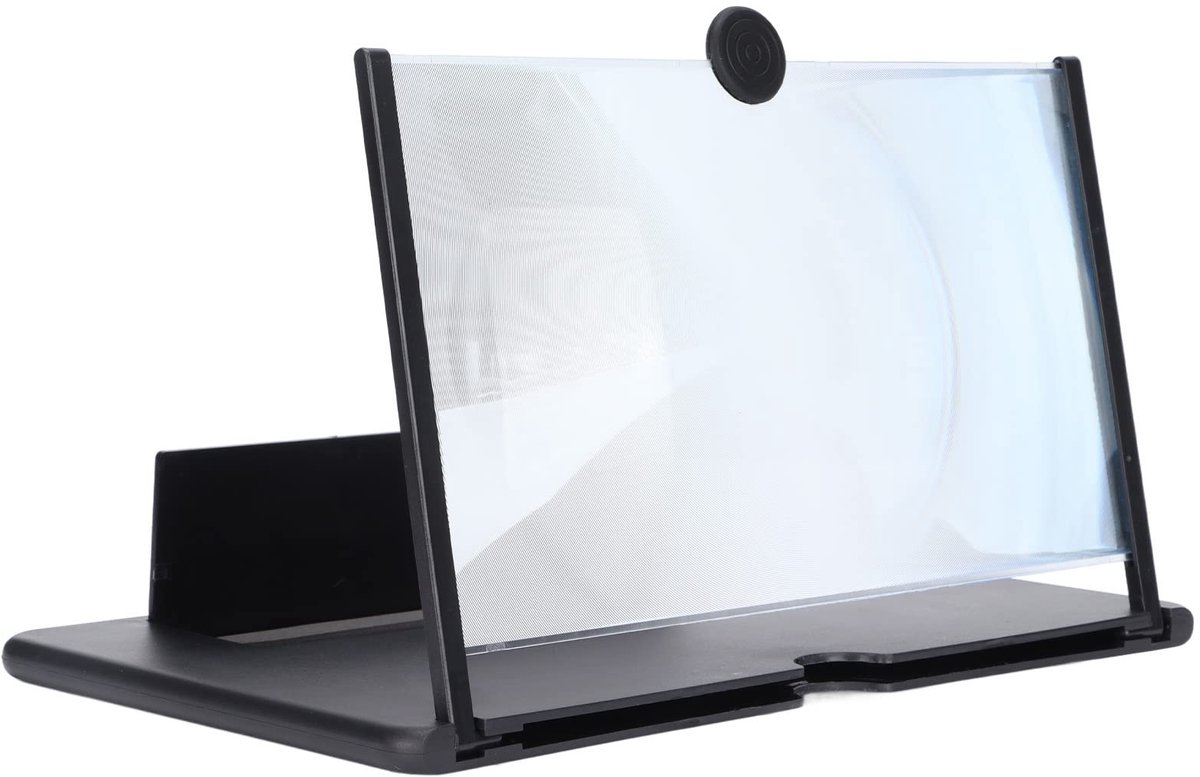 Dailygoods - 12-Inch HD Schermversterker voor Smartphones, Oogbescherming en Opvouwbaar