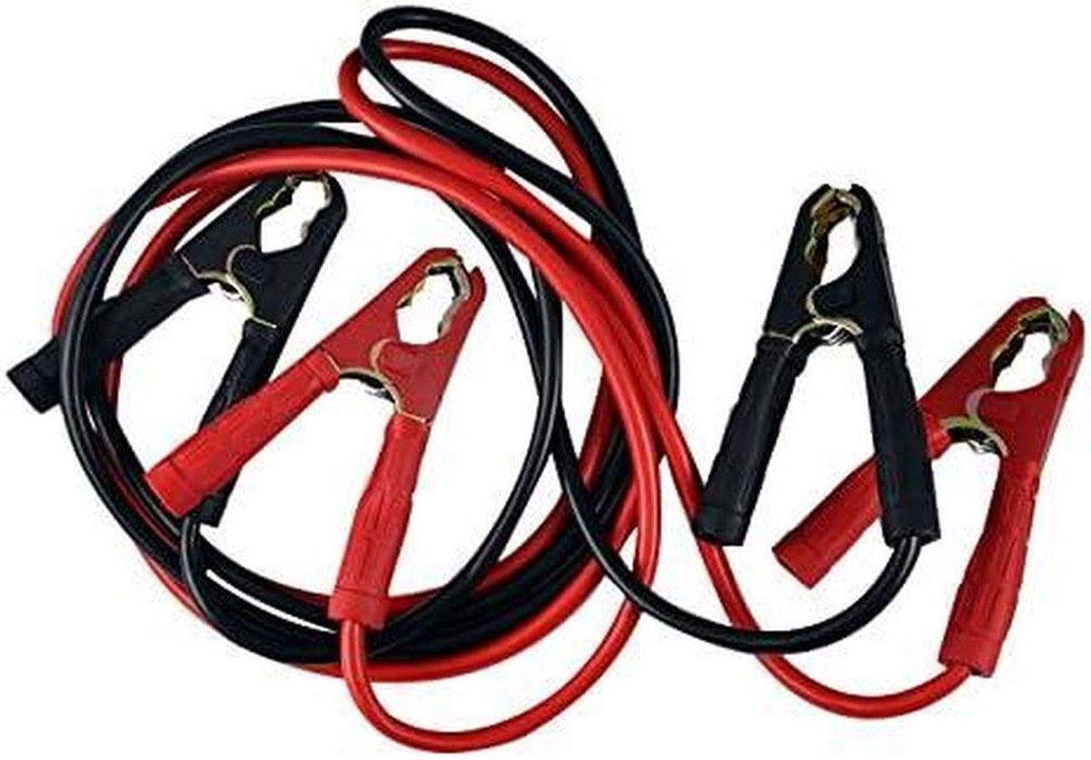 Startkabels - Autostartkabel - Motor Starten - 3 Meter Lengte - 12 mm Doorsnede - Zwart
