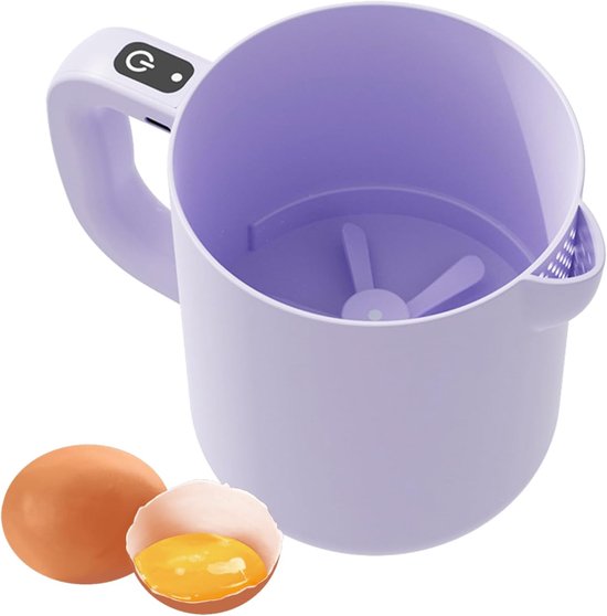 Elektrische Mixer - Keuken Klopper - Bakken en Koken - Draadloos Gemak - 1 Liter - Paars — afbeelding 4