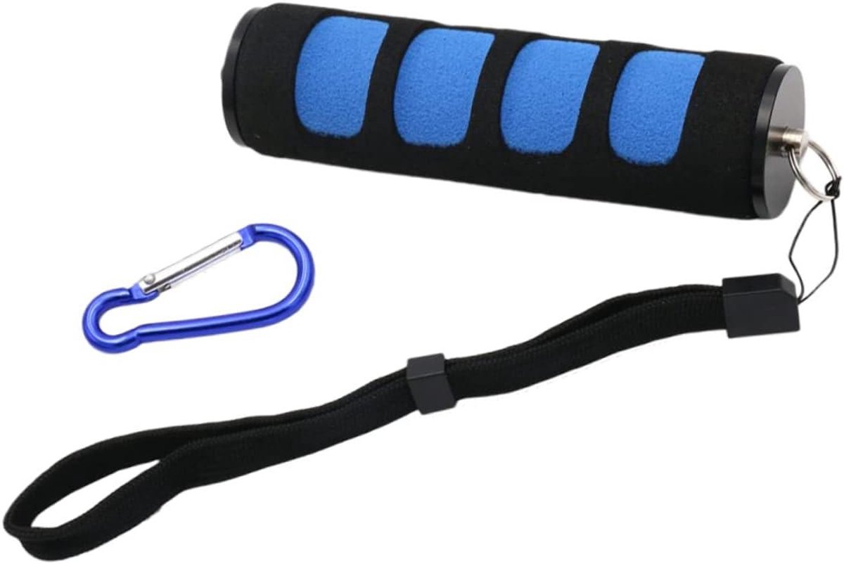 Camera Stabilisator Handgreep - Video Grip - Video Opnamen Maken - Ergonomisch Ontwerp - 12.4 cm - Zwart Blauw