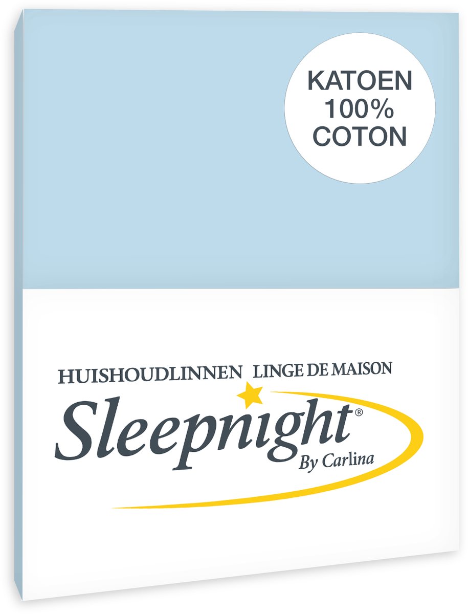 Sleepnight Kussensloop Katoen Hemelsblauw - 65 x 65 cm - [Blauw]