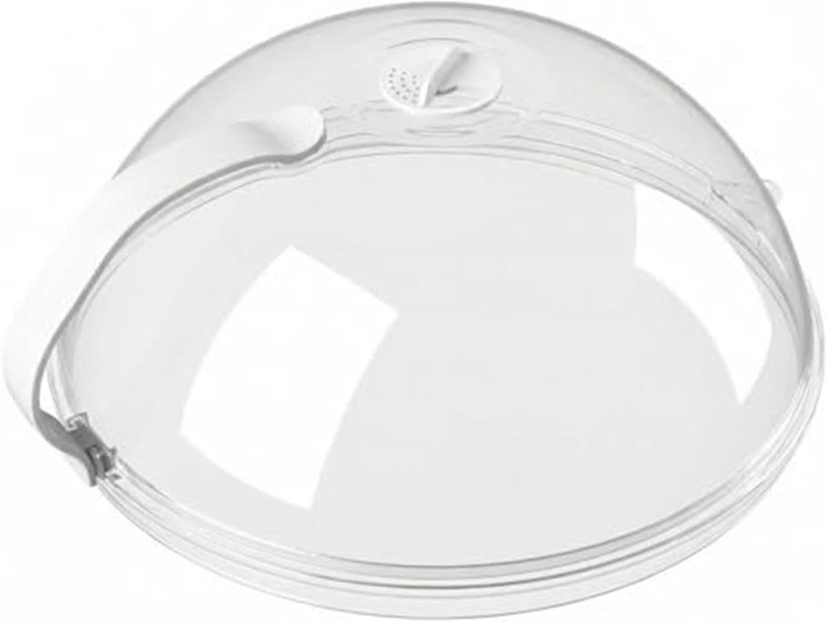 Magnetron Deksel Magnetron Cover Voedsel Opwarmen Spatwaterdicht Transparant 25.5 cm Transparant