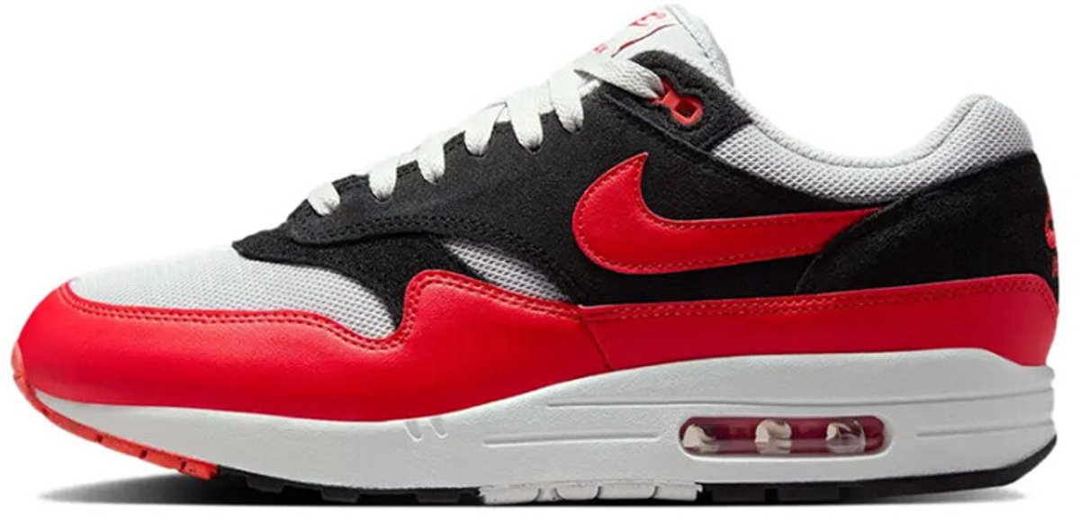 Nike Nike Air Max 1 Sneakers Unisex Light Crimson Grijs