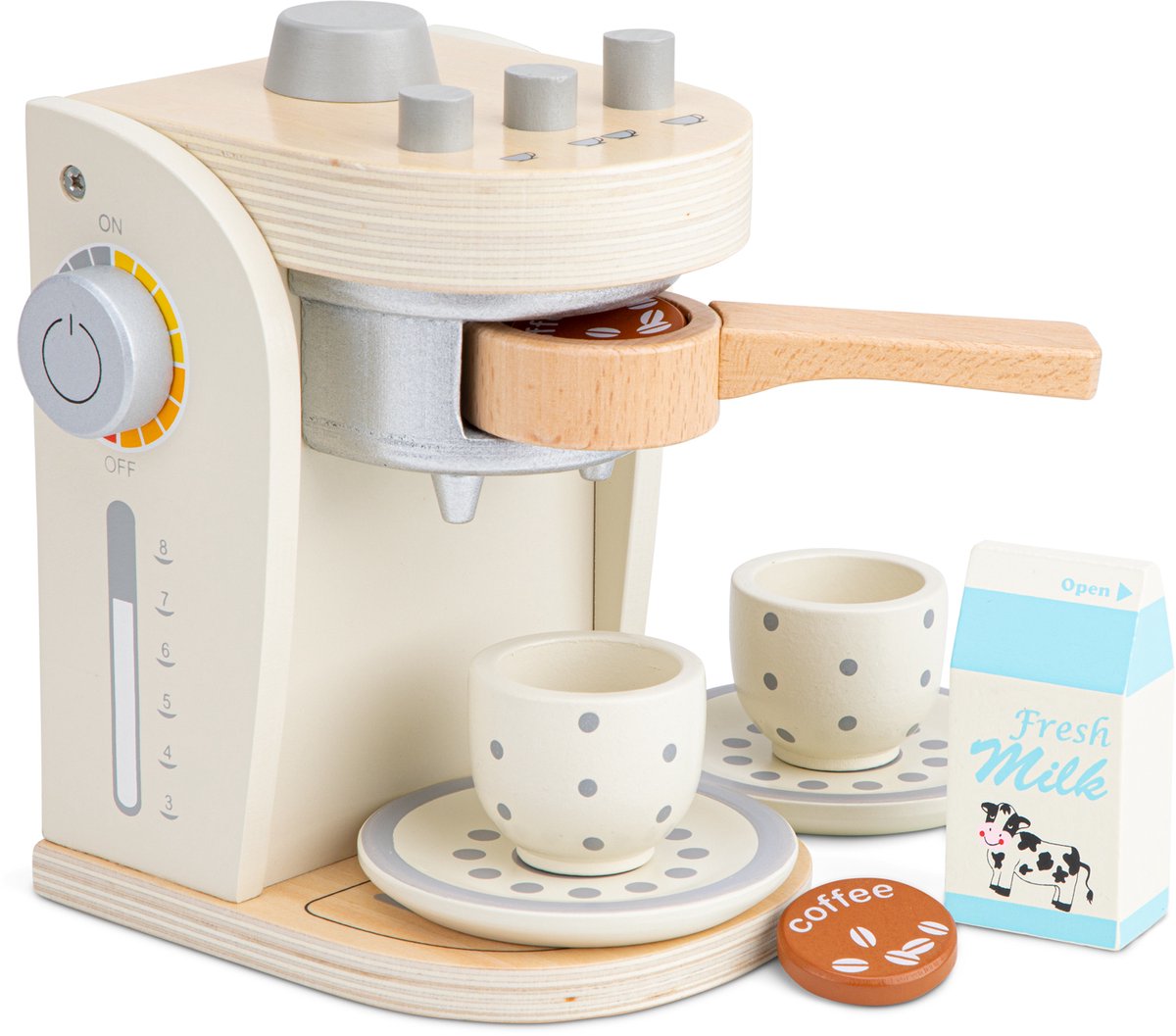 New Classic Toys -Houten speelgoedkoffiezetapparaat