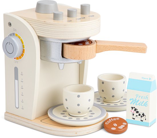 New Classic Toys -Houten speelgoedkoffiezetapparaat