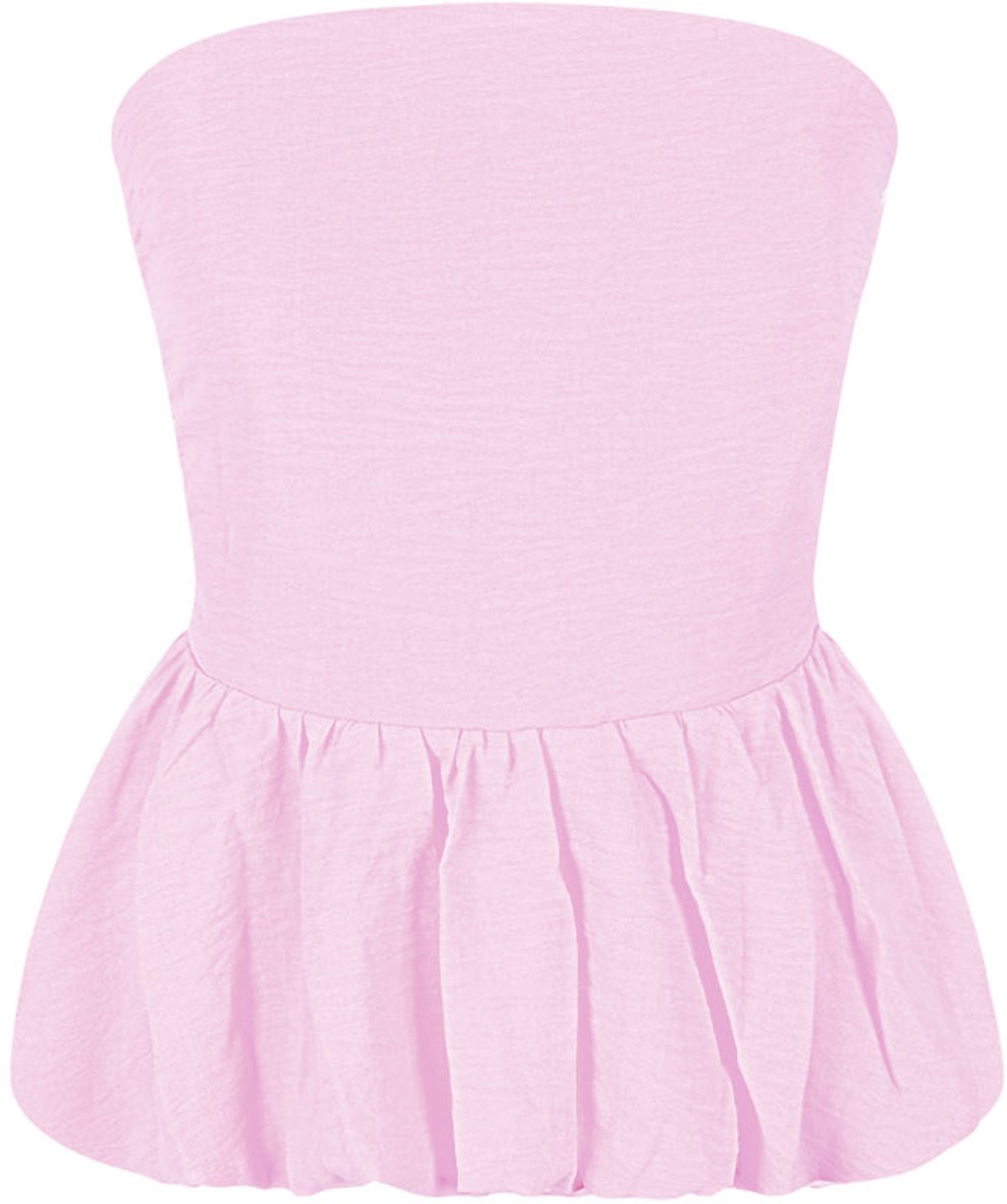Gimme - Summer Vibe Top – Luchtige Zomerse Top – Comfortabel Shirt voor Lente & Zomer - Roze - Maat M