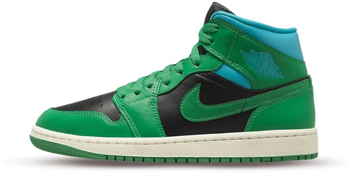 Air Jordan 1 Mid WMNS (Lucky Green)