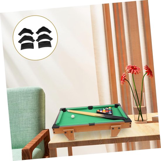 Pooltafel Accessoires - Mini Pool Tafels - Kinderen Spelen - Veilig Plastic Materiaal - 7 x 7 x 4 cm — afbeelding 2