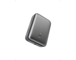 AUKEY PB-Y55 - Powerbank van 10.000mAh - 22.5W - Geïntegreerde USB-C kabel - Storm Gray