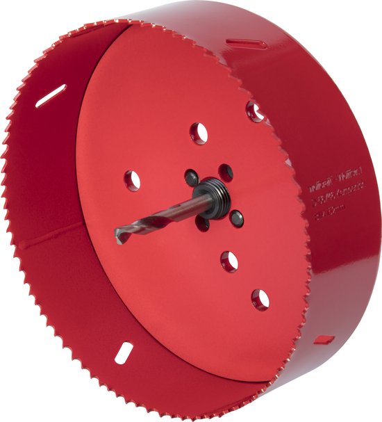 wolfcraft Scie cloche 152 mm bimétal rouge 5498000