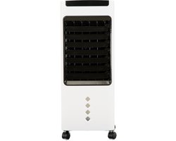 A-Cool Compact Luchtkoeler - LET OP: 2EKANSARTIKEL - Aircooler met Afstandsbediening - 4L Watertank - Koelelementen - Oscillatie - Timer