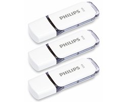 Philips FM32FD70E - USB 2.0 32 Go - Neige - Grijs - 3 pièces