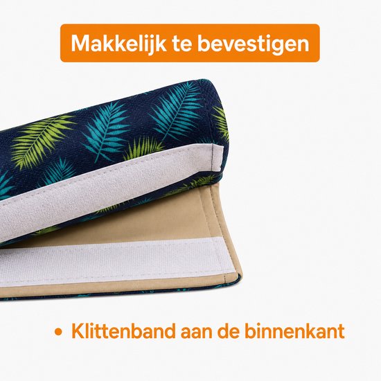 Gordelbeschermer Kind - Jungle Bladeren - 2 stuks - Kasey Products van Merkloos — afbeelding 4