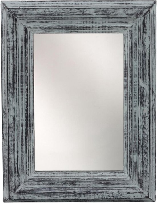 stoel pint correct PTMD spiegel Madera grijze houten lijst 31cm | bol.com