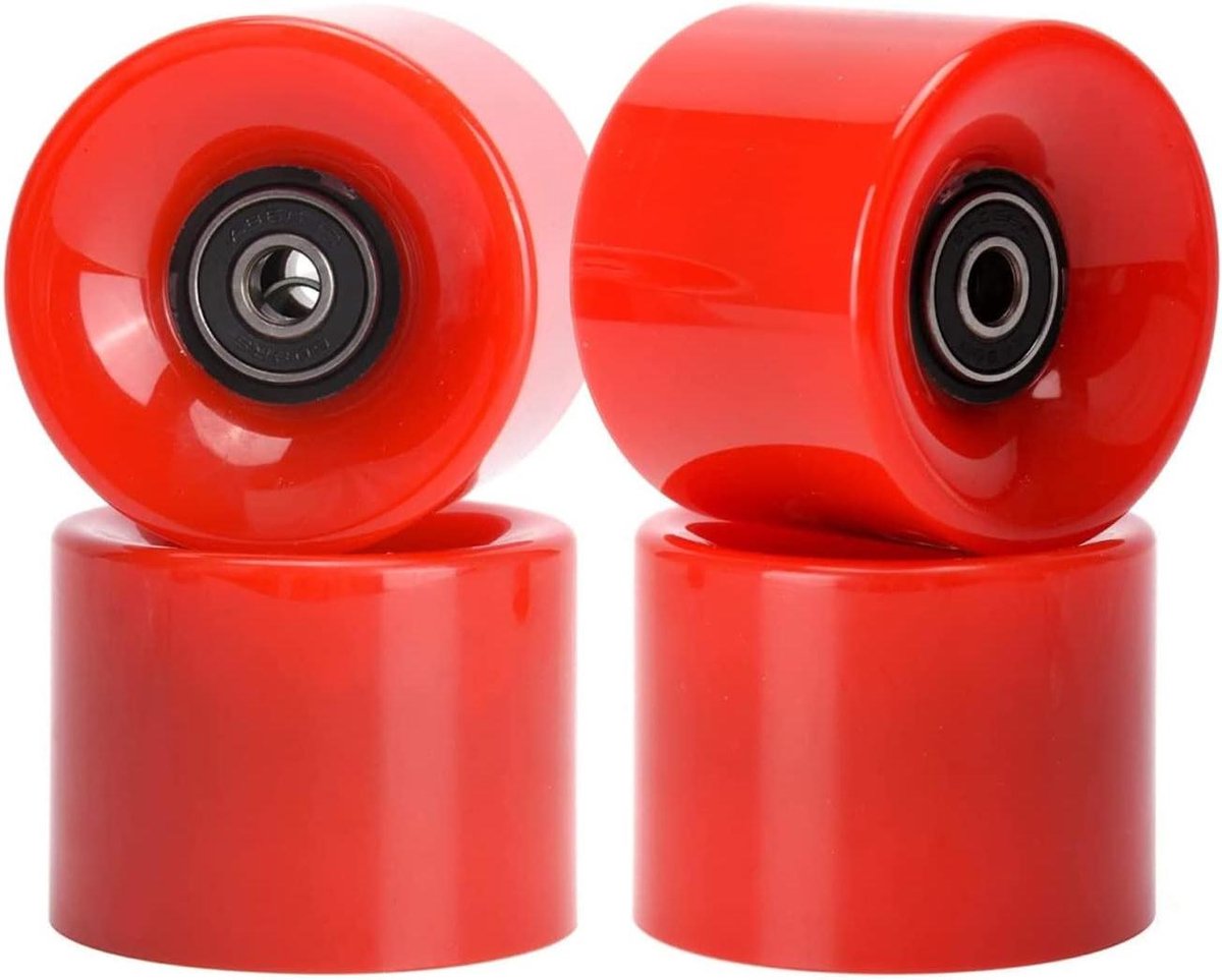 Skate Wielen Set Longboard Cruising Wielen Soepel Rijden Zachte 78A Hardheid 60mm Diameter