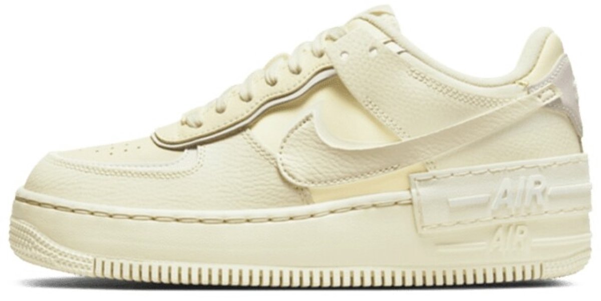 Nike Nike Air Force 1 Shadow Sneakers Unisex – Zand Wit