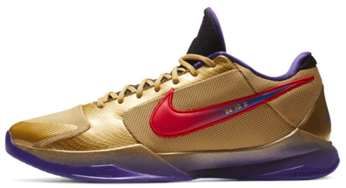 Nike Kobe 5 Protro UNDFTD Sneakers Unisex Goud