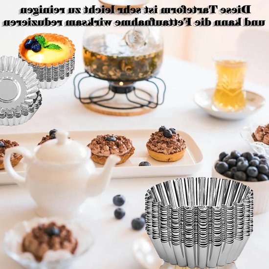36 Stuks Eivormige Cakevormen, Herbruikbare Mini Muffin Mallen voor DIY Bakken, Keuken Bakgereedschap en Bakaccessoires — afbeelding 4