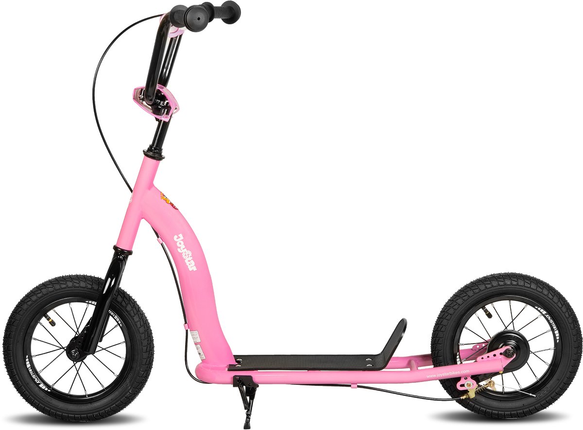JOYSTAR Conway Step met 12 Inch Luchtbanden - Voor Kinderen vanaf 5 Jaar, Tieners & Volwassenen - Verstelbaar Stuur - Roze