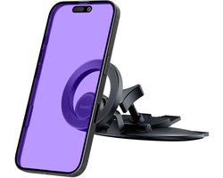 Buddi MagWay Universele MagSafe Telefoonhouder Auto CD-Speler met Sleuf Houder - Autohouder - Verstelbaar en 360° Draaibaar - Zwart