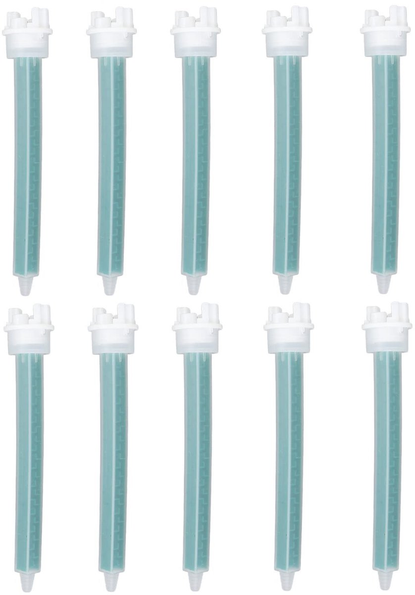 Dailygoods- Mengmondstuk Innovatief Dual Chamber Design - 10 Stuks - Handige Gebruikerservaring - Voldoende Hoeveelheid - Multifunctioneel - Plastic Mondstuk - Mixmondstuk