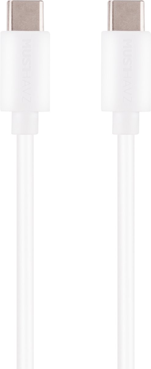 Musthavz to Go USB-C to USB-C Cable 0.5 meter, white