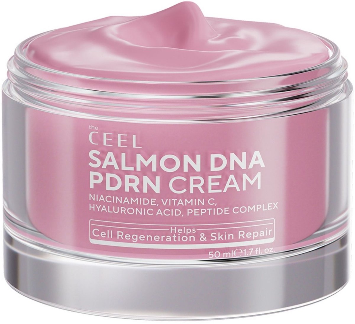 The CEEL Salmon DNA PDRN Cream - Zalm DNA, ceramiden & peptiden - Korean skincare luxe herstellende gezichtscrème voor huidbarrière, hydratatie & glow 50 ml