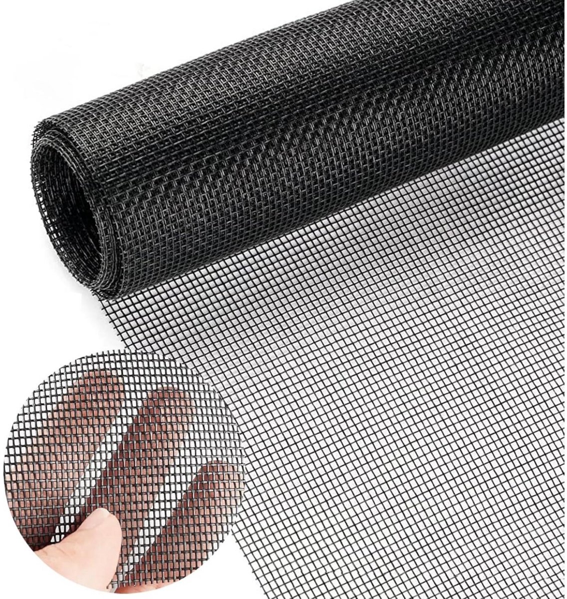 GELLDG Horren - Instelbare Horren Rol - Anti-Insecten Horren voor Ramen en Deuren - Geschikt voor Maat 150x300 cm - Knipbaar en Duurzaam - Gemaakt van Kunststof