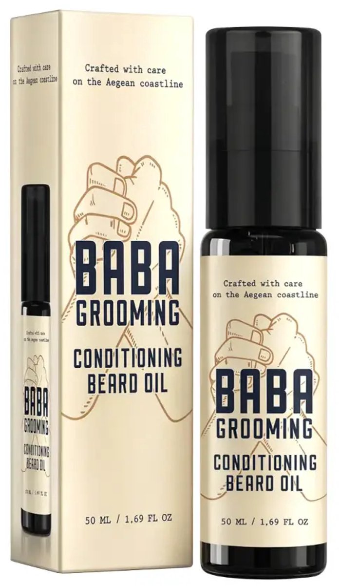 Baba Grooming Conditioning Beard Oil 50ml - Verzorgende Baardolie - Hydrateert & Verzacht - Natuurlijke Glans
