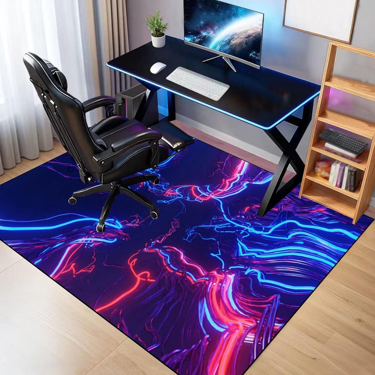 Vloerbeschermer Stoel - Vloermat Bureau - Vloer Beschermen - Antislip Onderkant - 120 x 14