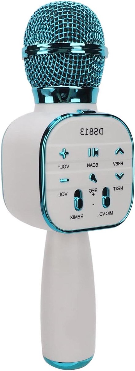 Draadloze Microfoon - Bluetooth Speaker - Karaoke Zingen - Krachtige Geluidsversterker - 2000mAh Batterij - Blauw
