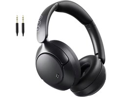 NordHaus Draadloze Koptelefoon - ANC Over-Ear Headset - Hi-Res Audio met LDAC - Bluetooth 5.4 - 55 Uur Batterijduur Zwart