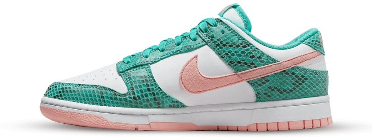 Nike Dunk Low Snakeskin Washed Bleached Groen
