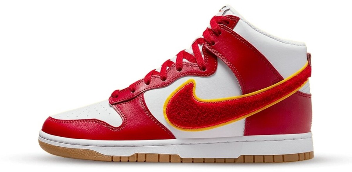 Dunk High Retro Herenschoenen Ochre/Gum Medium /Gym Rood