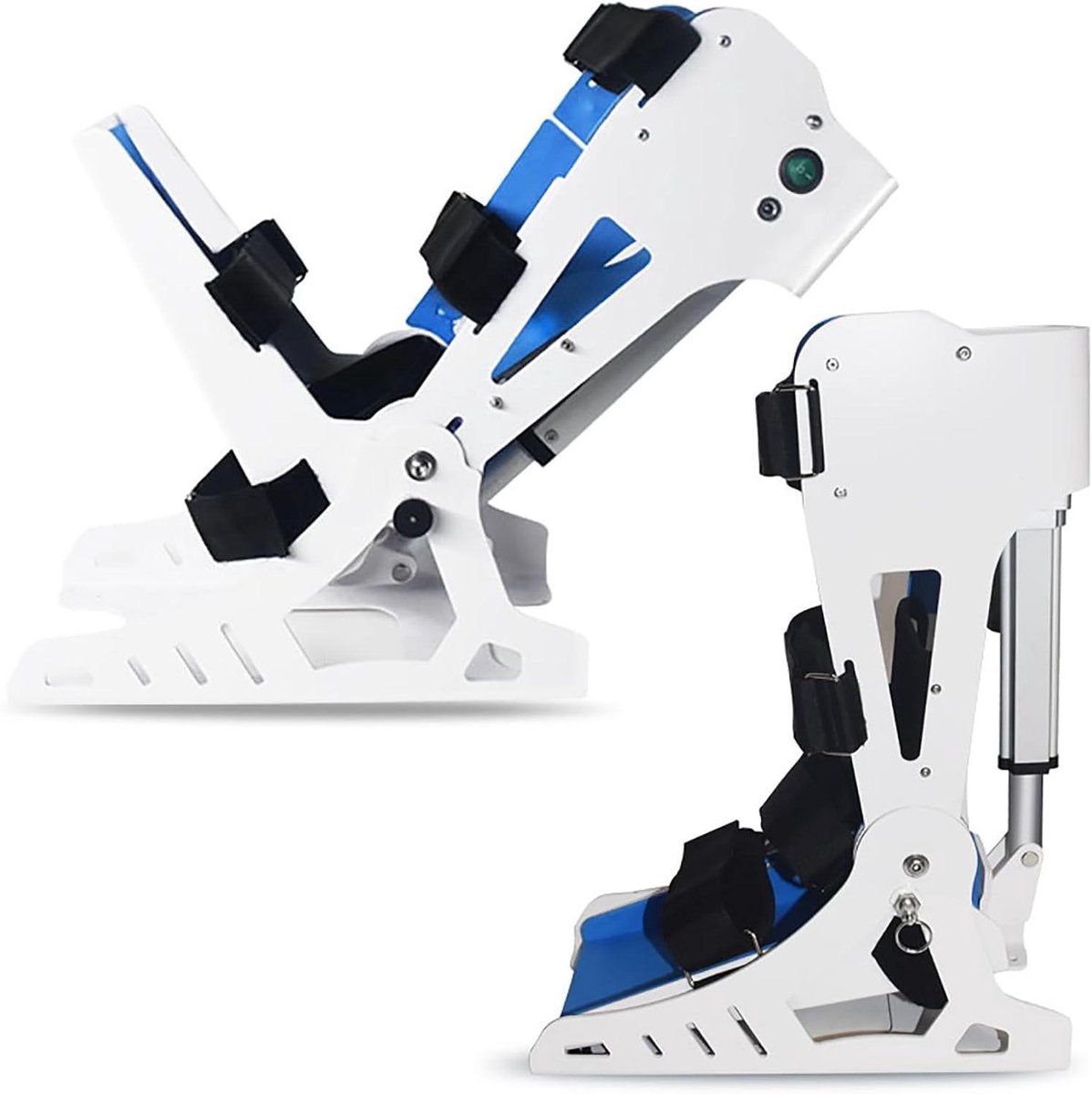 Elektrische Enkel Trainer - Revalidatieapparaat Voet - Enkel Revalidatie - Afstandsbediening Bediening - 30 x 15 x 40 cm - Grijs